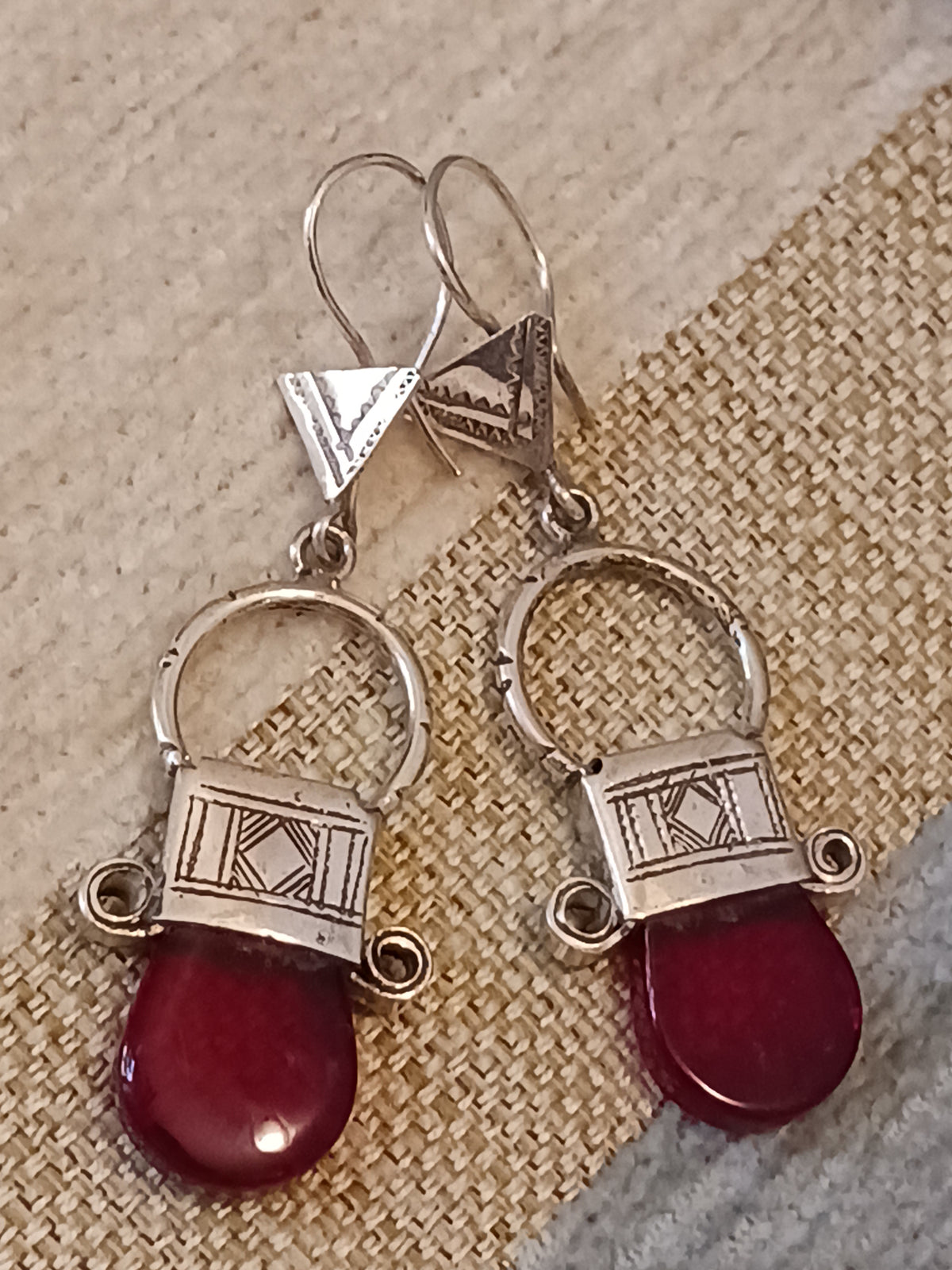 Boucles d'oreilles touarègue