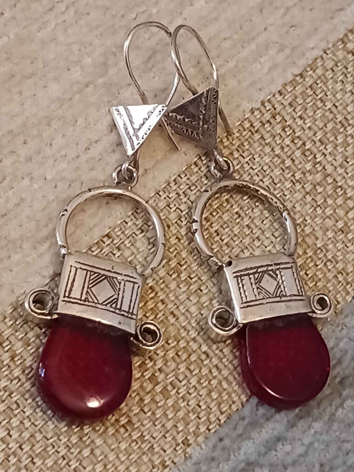 Boucles d'oreilles touarègue