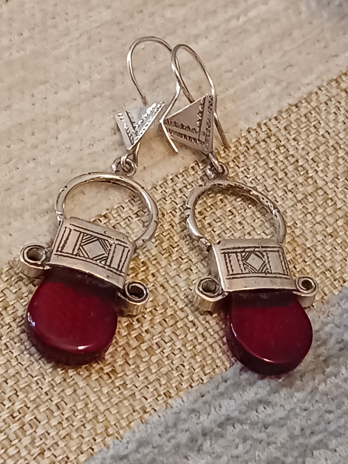 Boucles d'oreilles touarègue