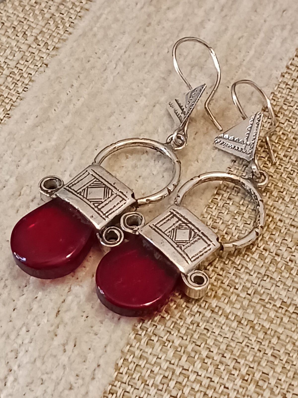 Boucles d'oreilles touarègue