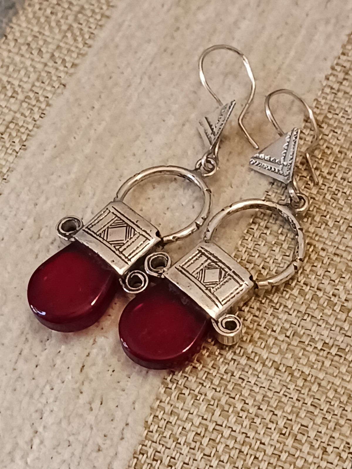 Boucles d'oreilles touarègue