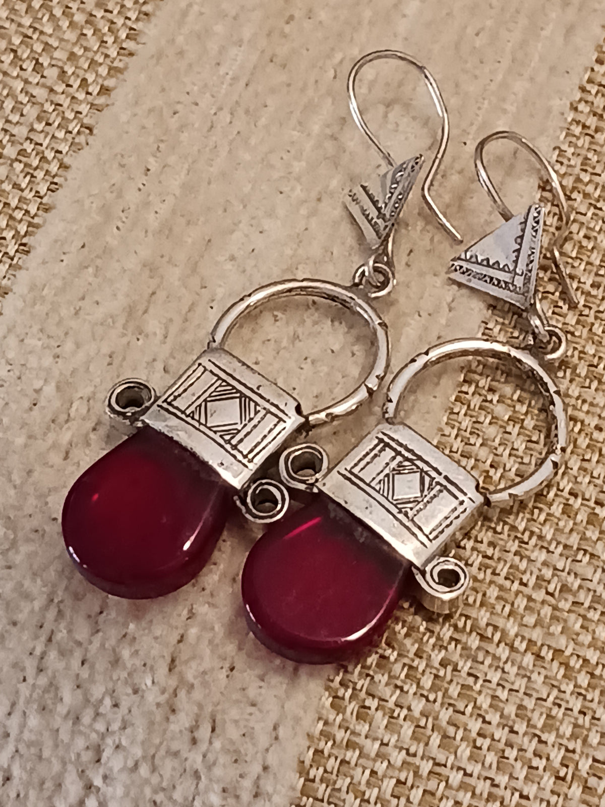 Boucles d'oreilles touarègue