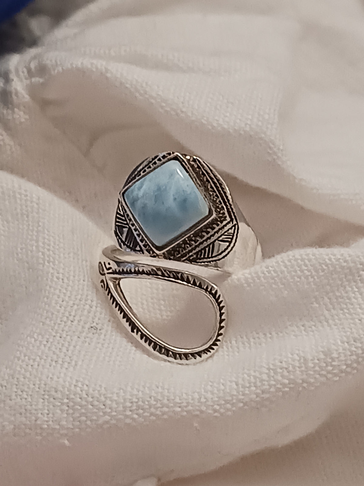 Bague touareg en argent massif