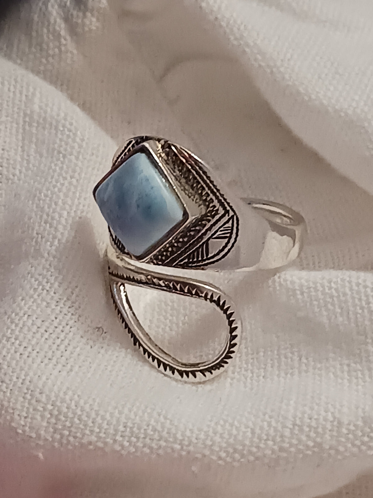 Bague touareg en argent massif