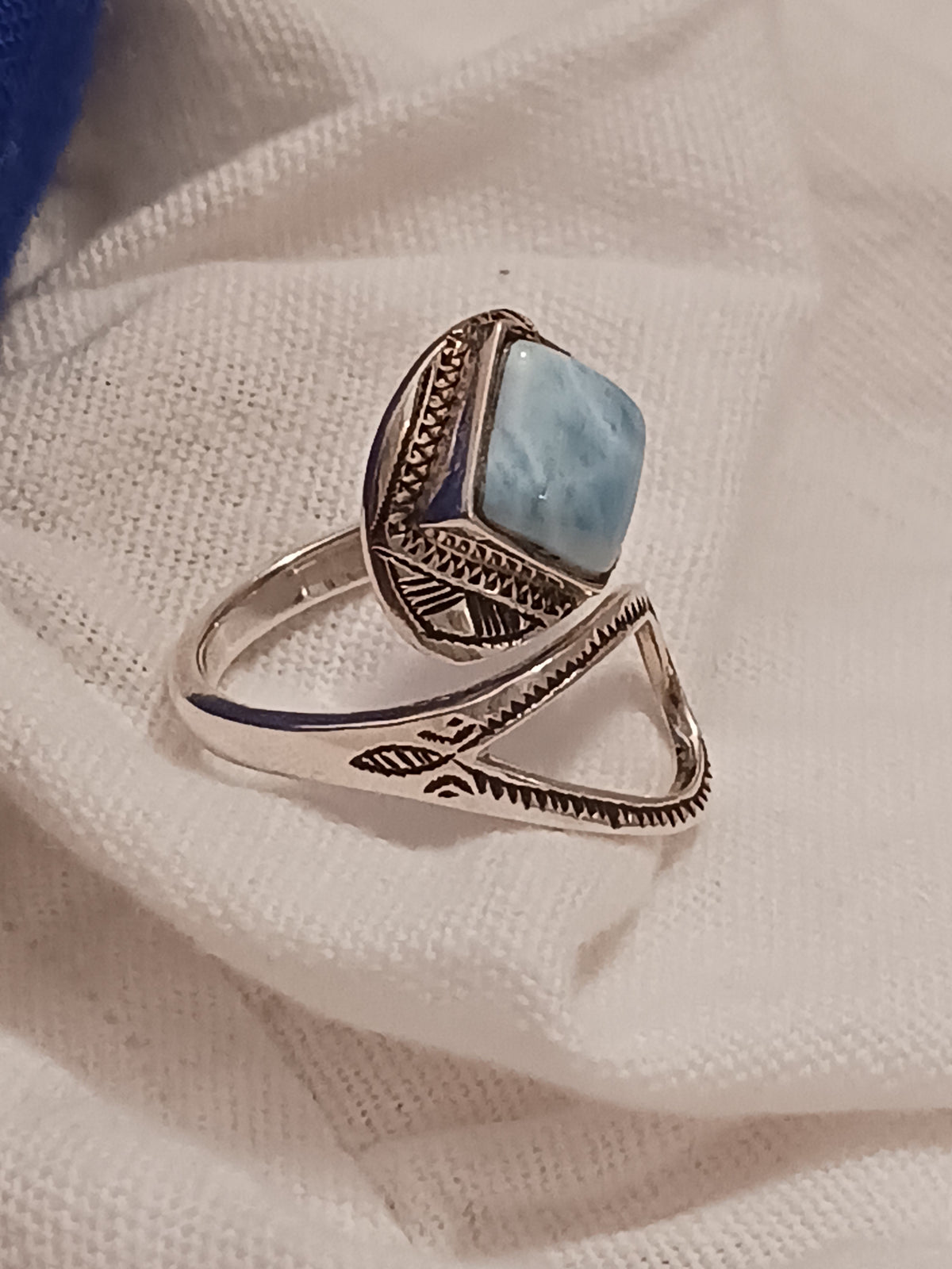 Bague touareg en argent massif