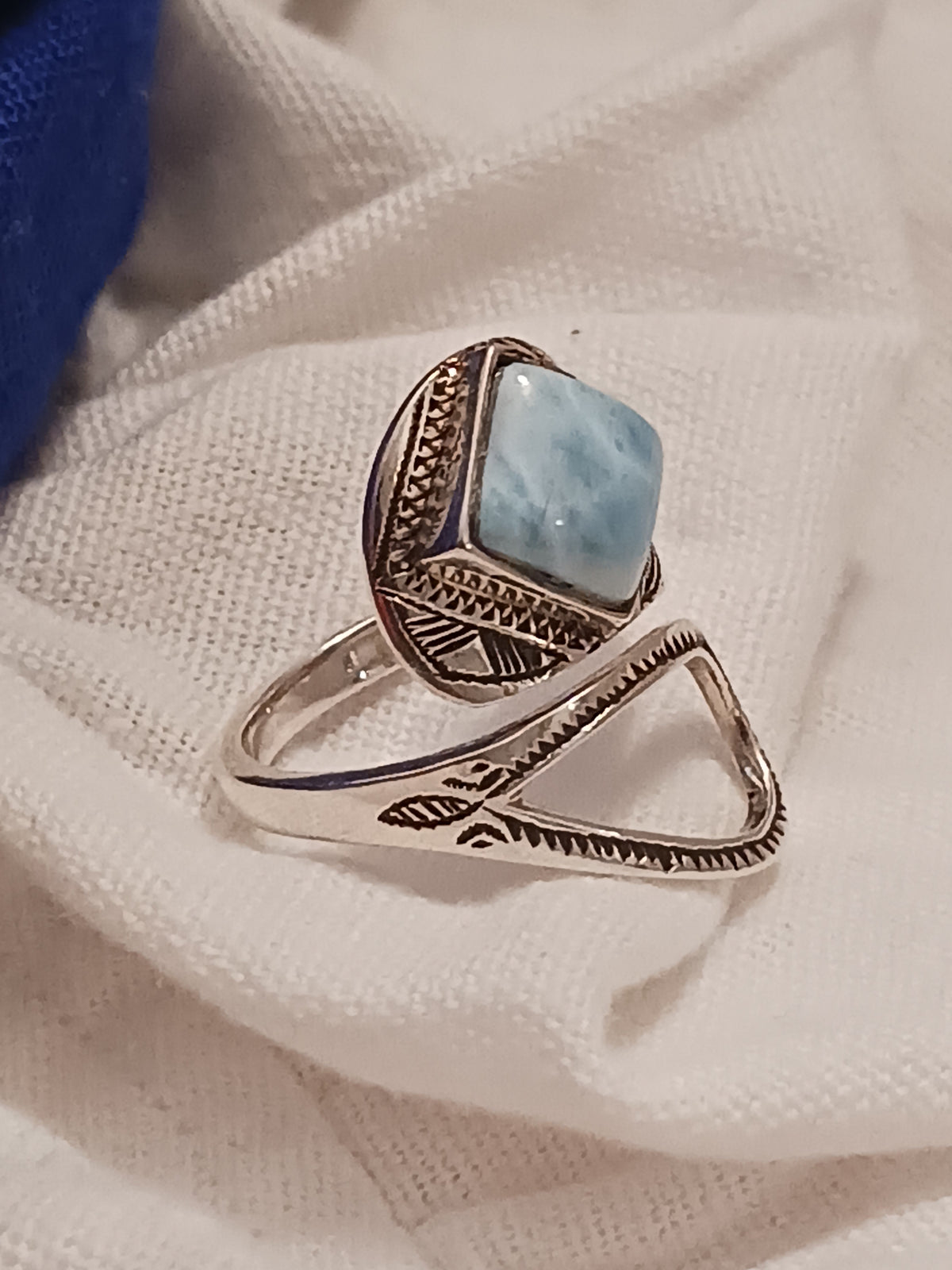 Bague touareg en argent massif
