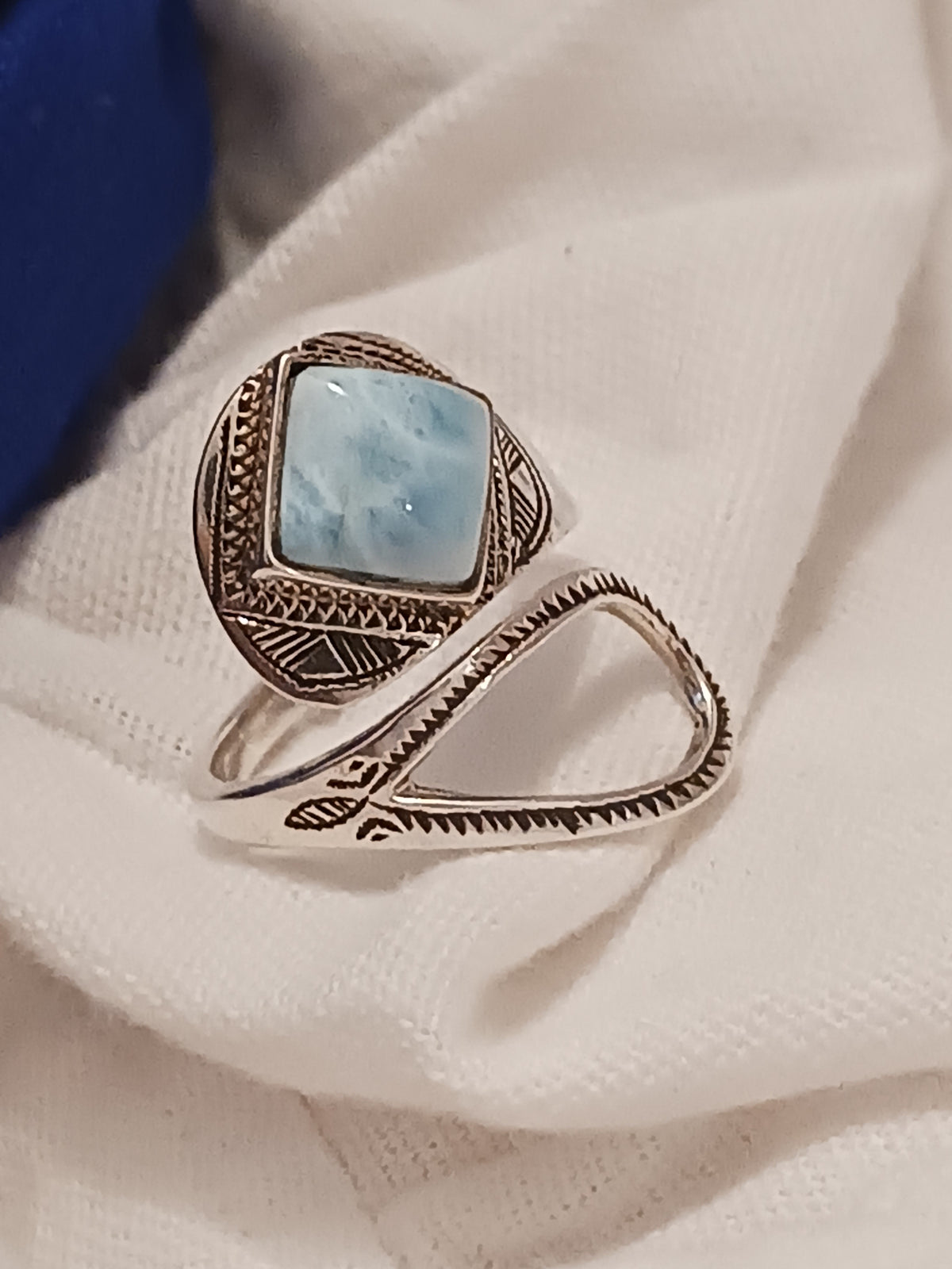 Bague touareg en argent massif