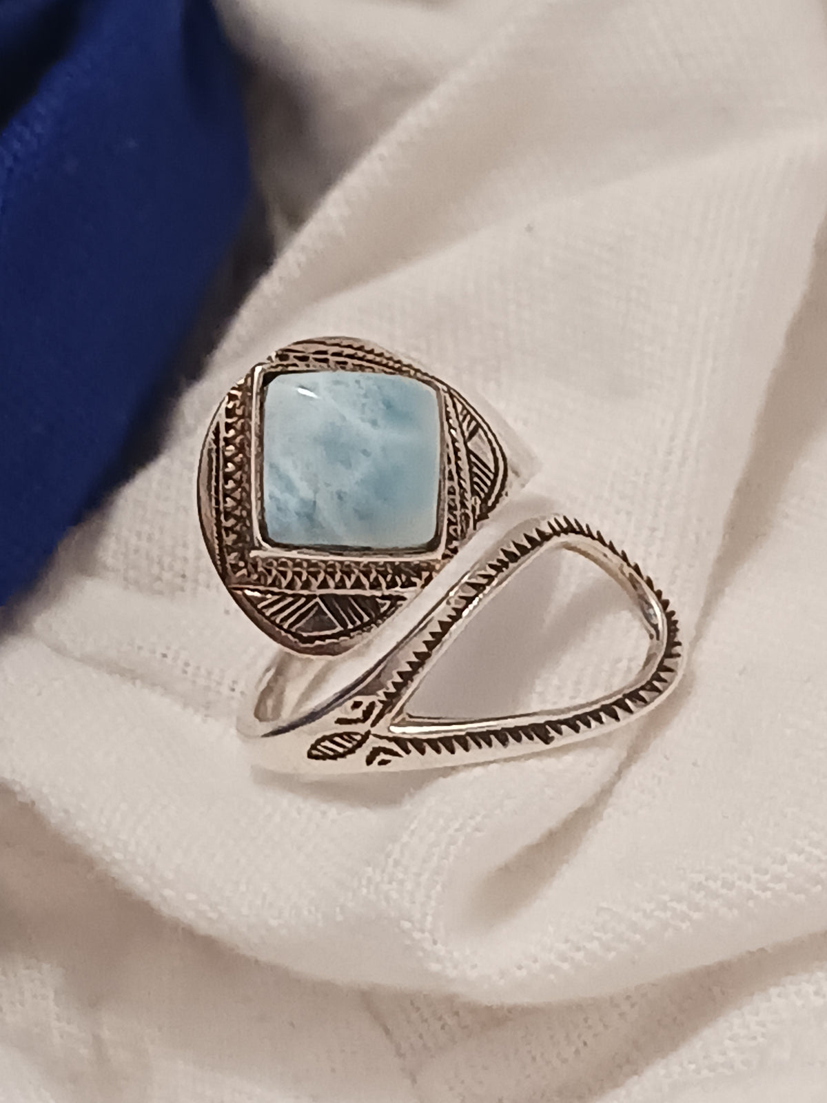 Bague touareg en argent massif
