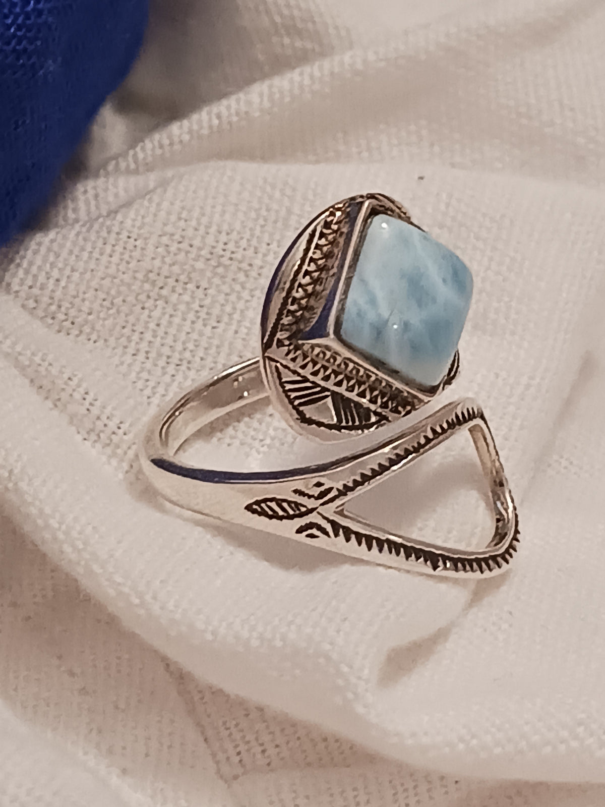 Bague touareg en argent massif