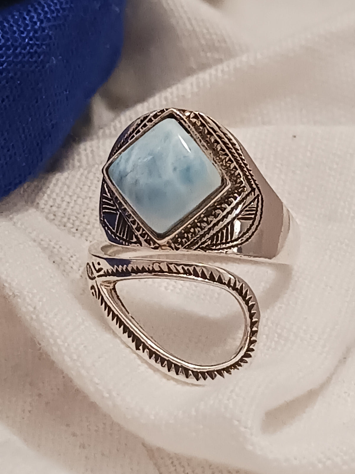 Bague touareg en argent massif