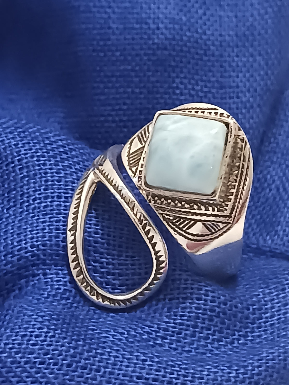 Bague touareg en argent massif
