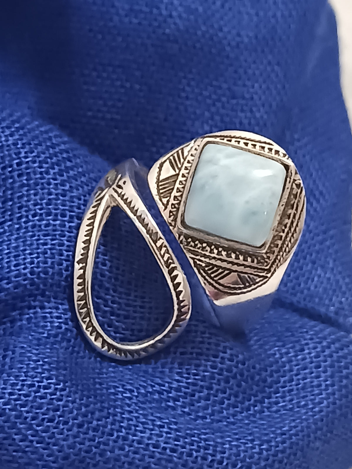 Bague touareg en argent massif