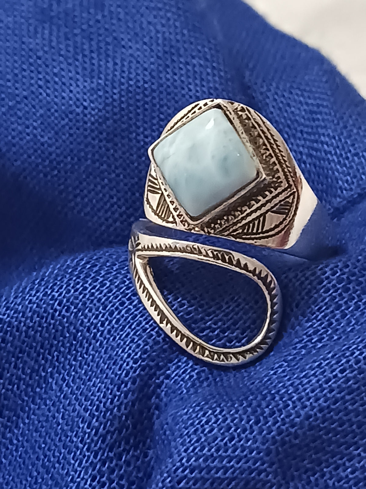 Bague touareg en argent massif