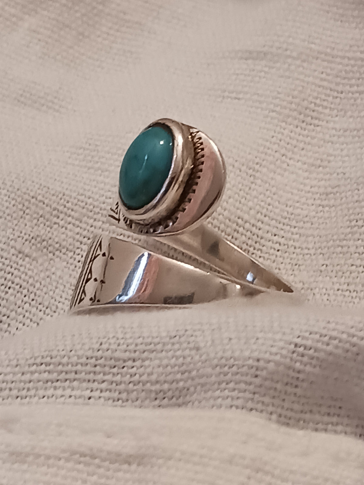 Bague touareg en argent massif
