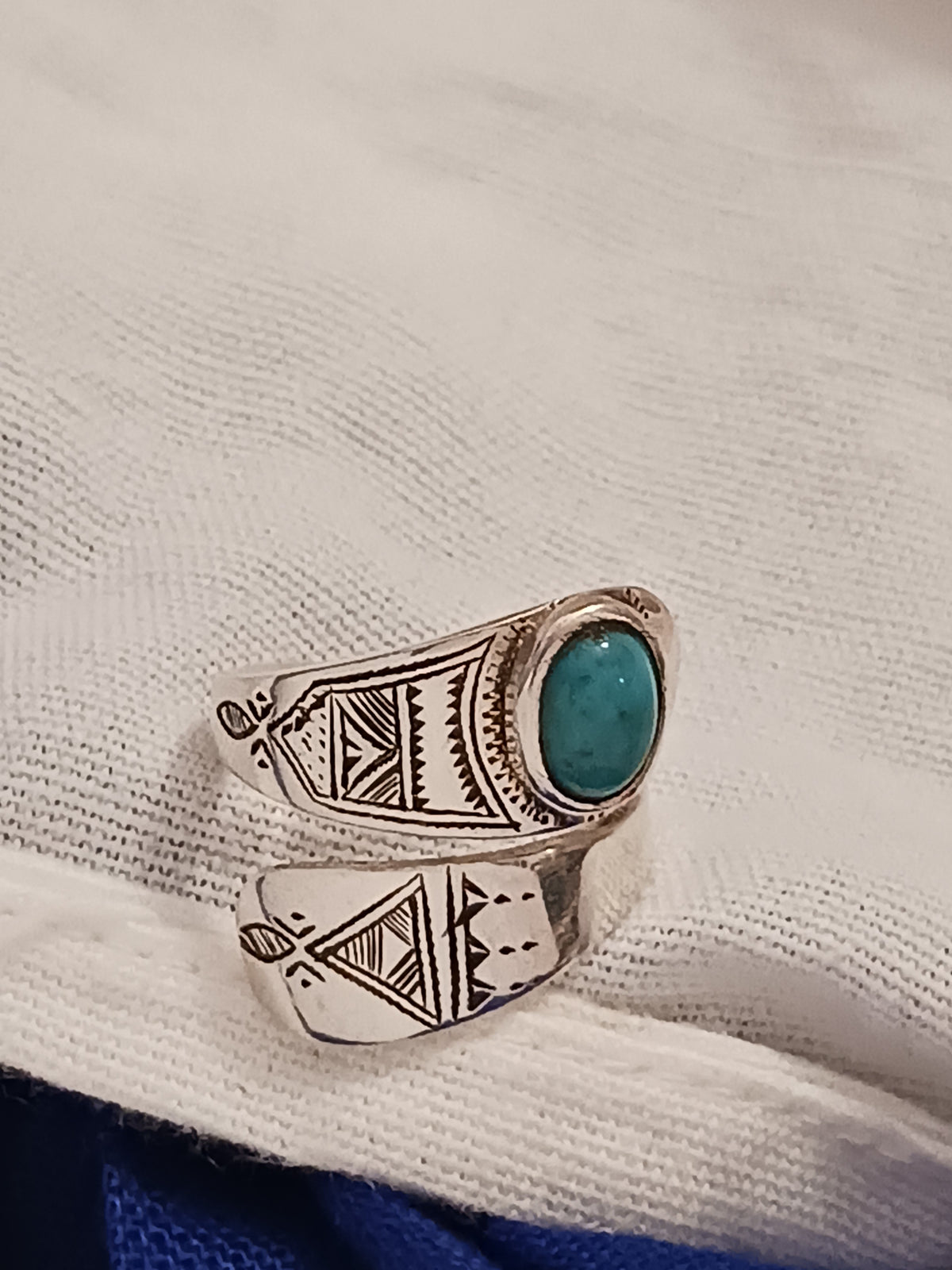 Bague touareg en argent massif