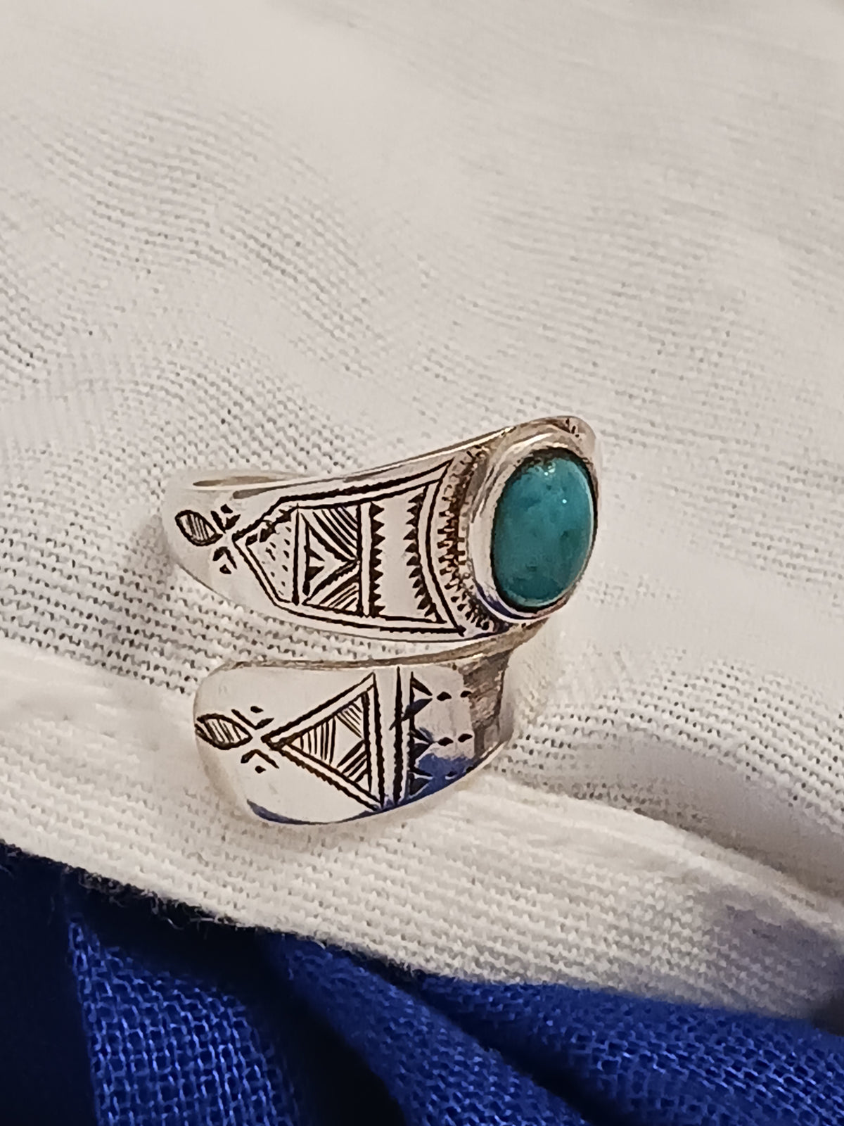 Bague touareg en argent massif