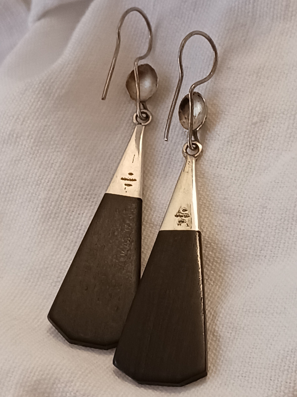 Boucles d'oreilles touareg en argent massif