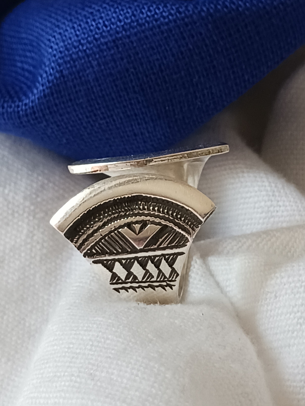 Bague touareg en argent massif