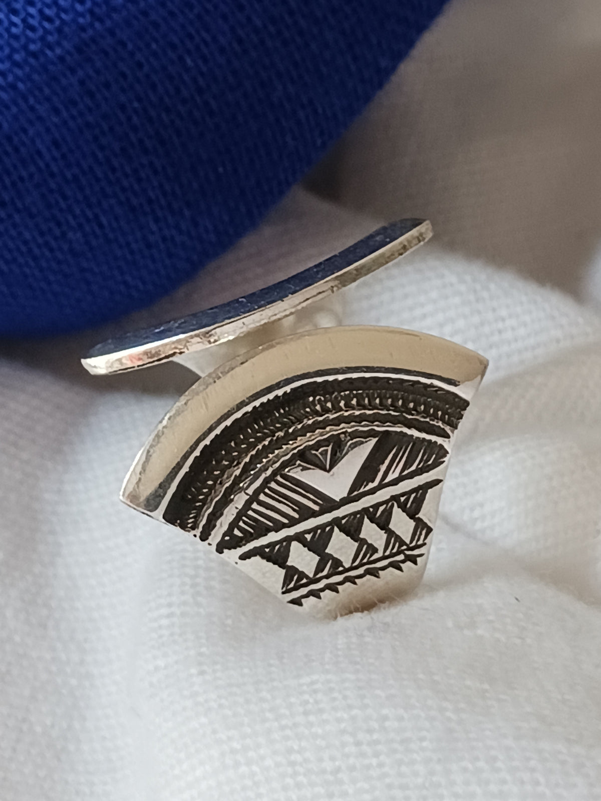 Bague touareg en argent massif