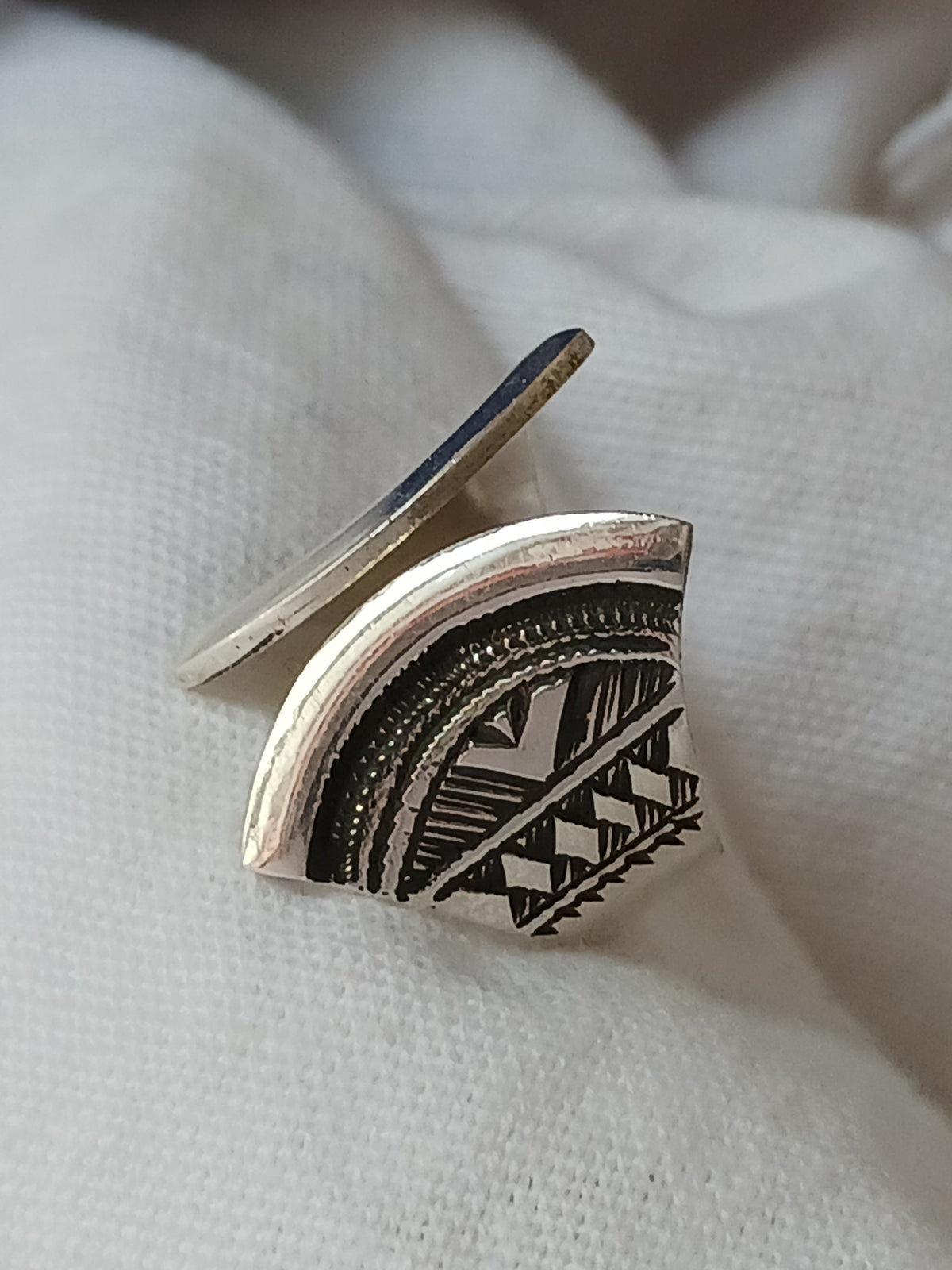 Bague touareg en argent massif