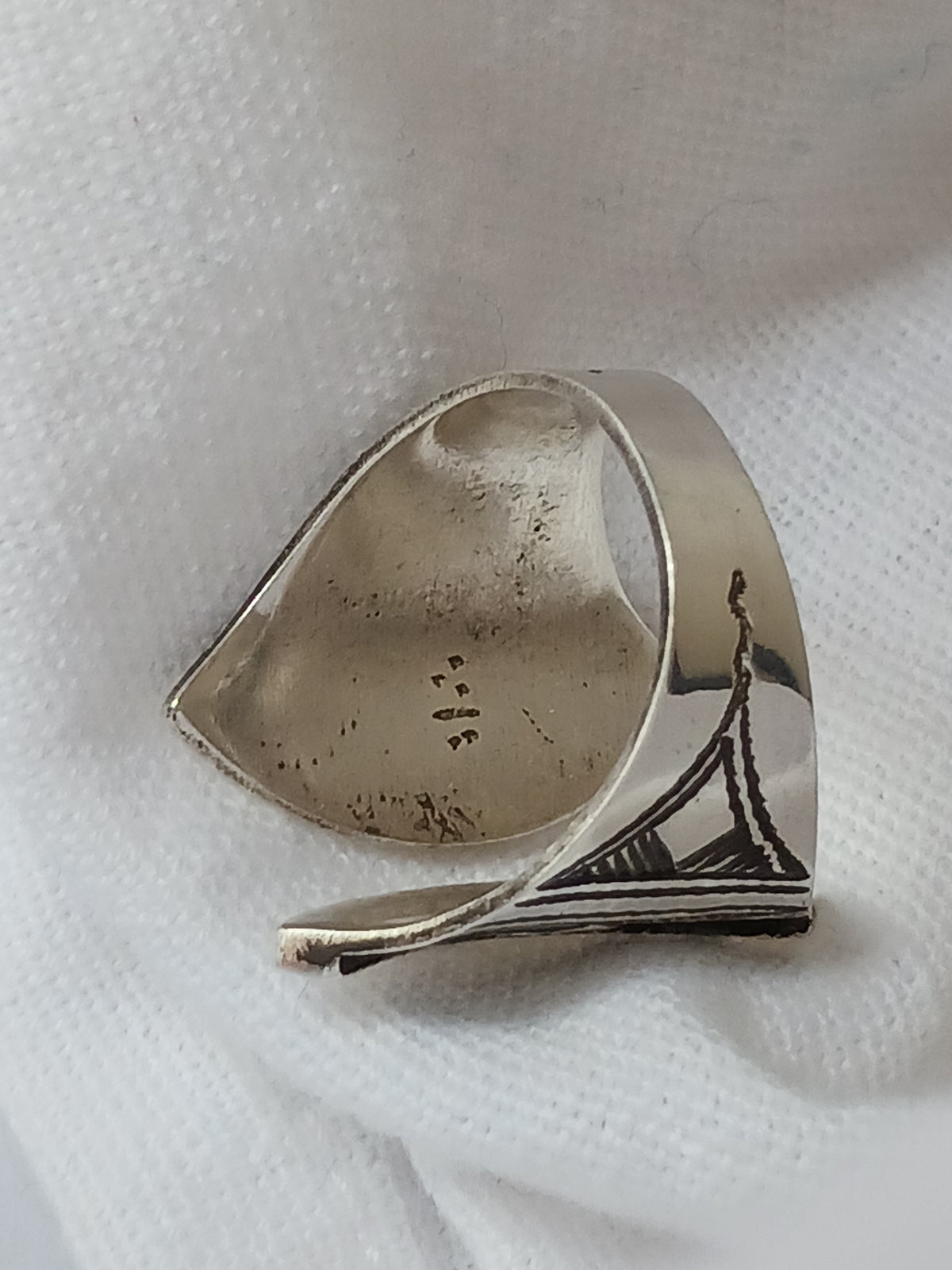 Bague touareg en argent massif