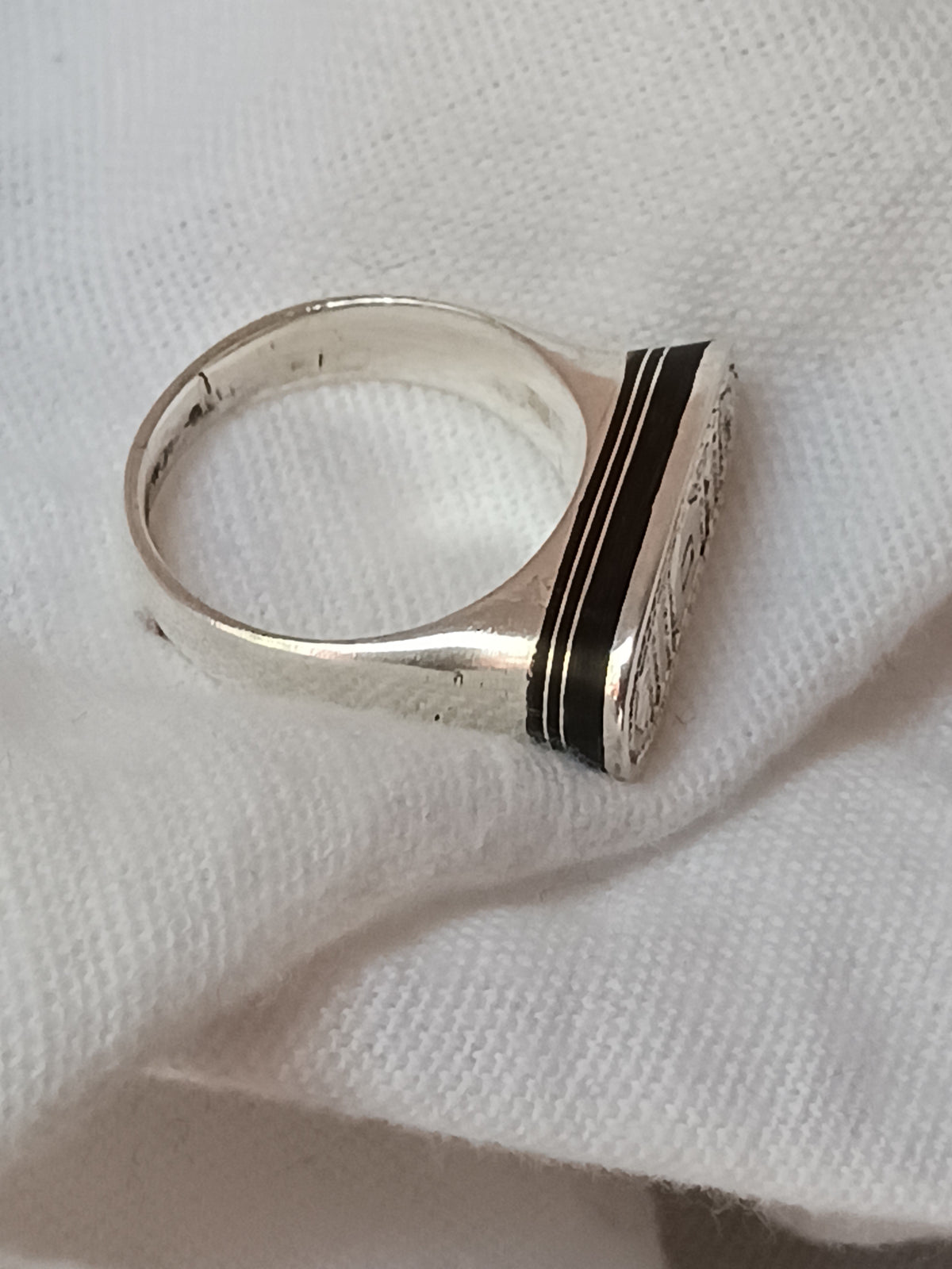 Bague touareg en argent massif