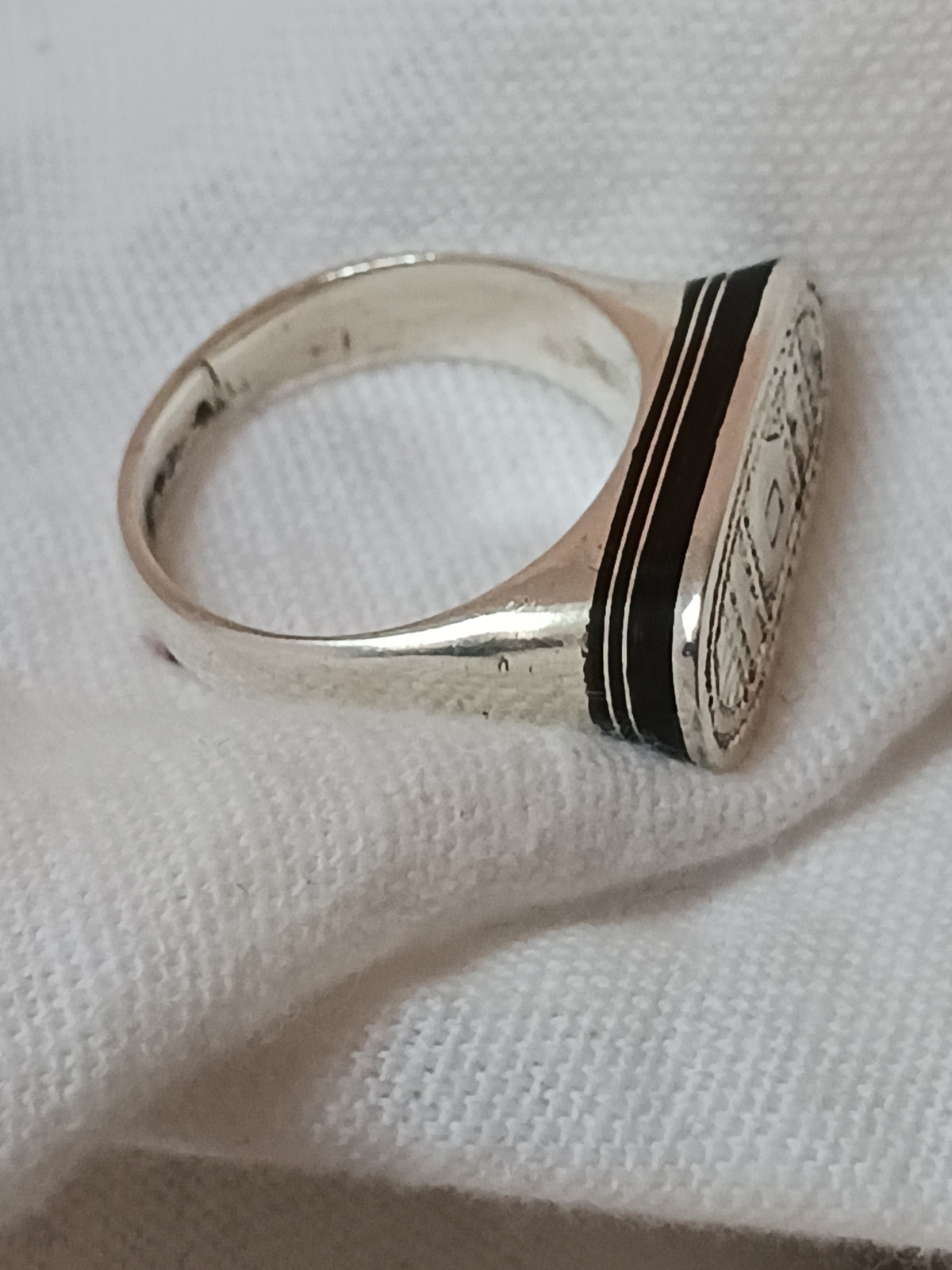 Bague touareg en argent massif