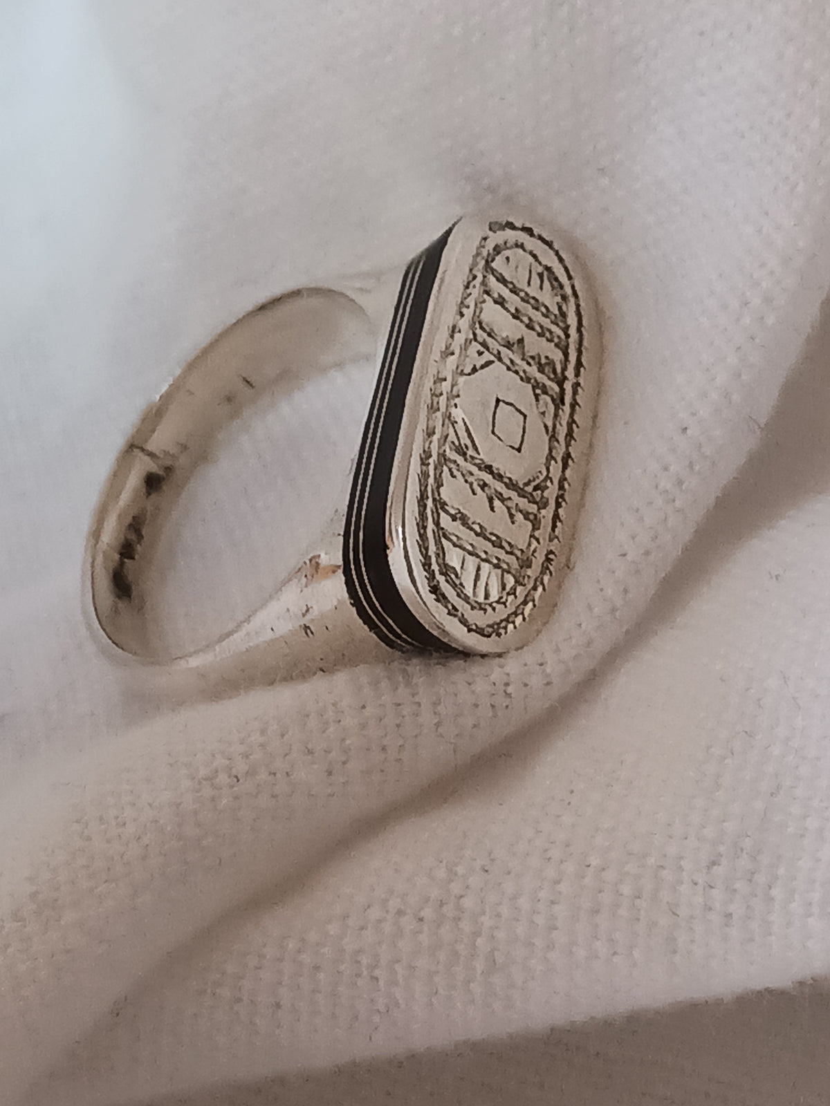 Bague touareg en argent massif