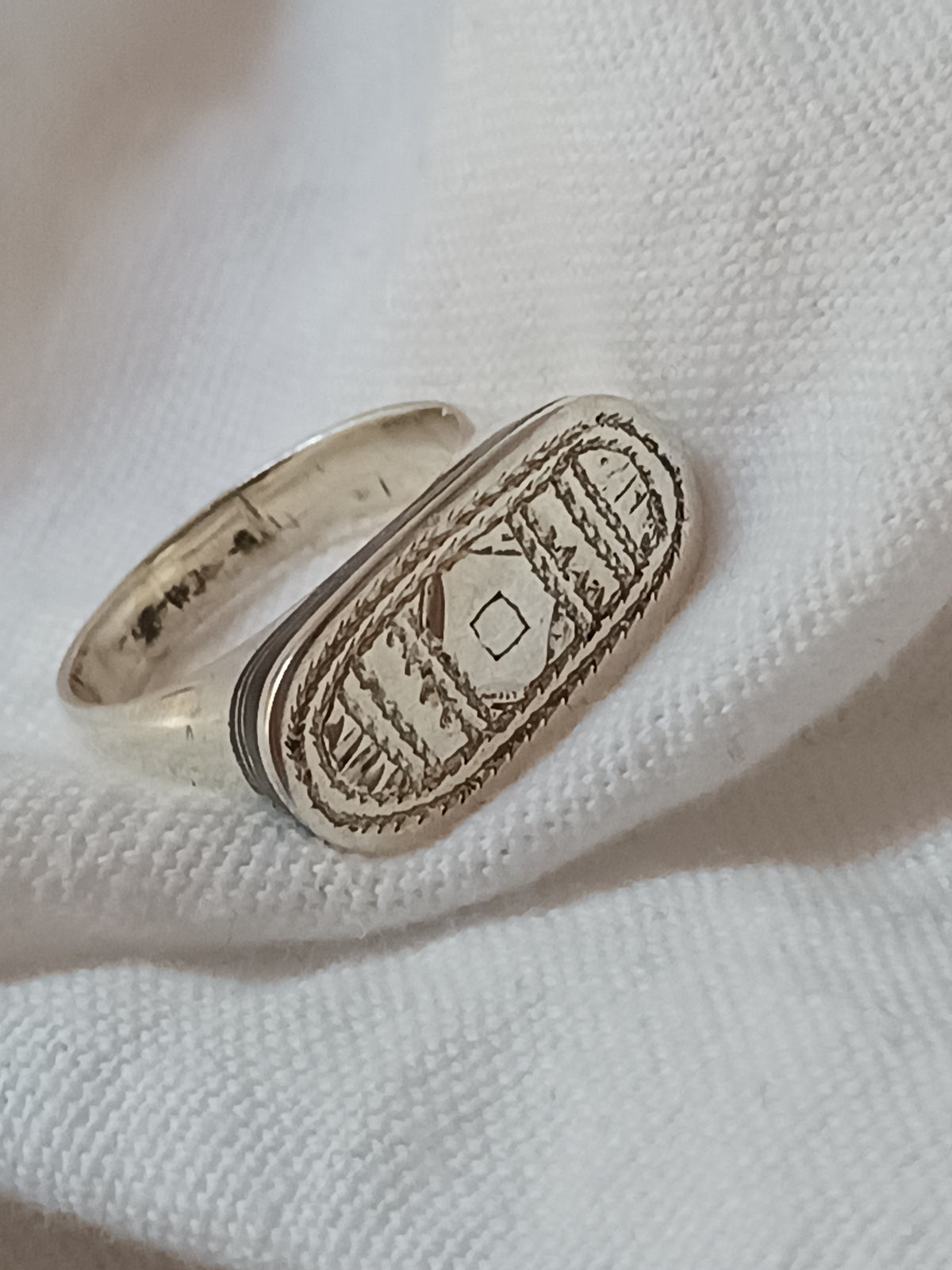 Bague touareg en argent massif