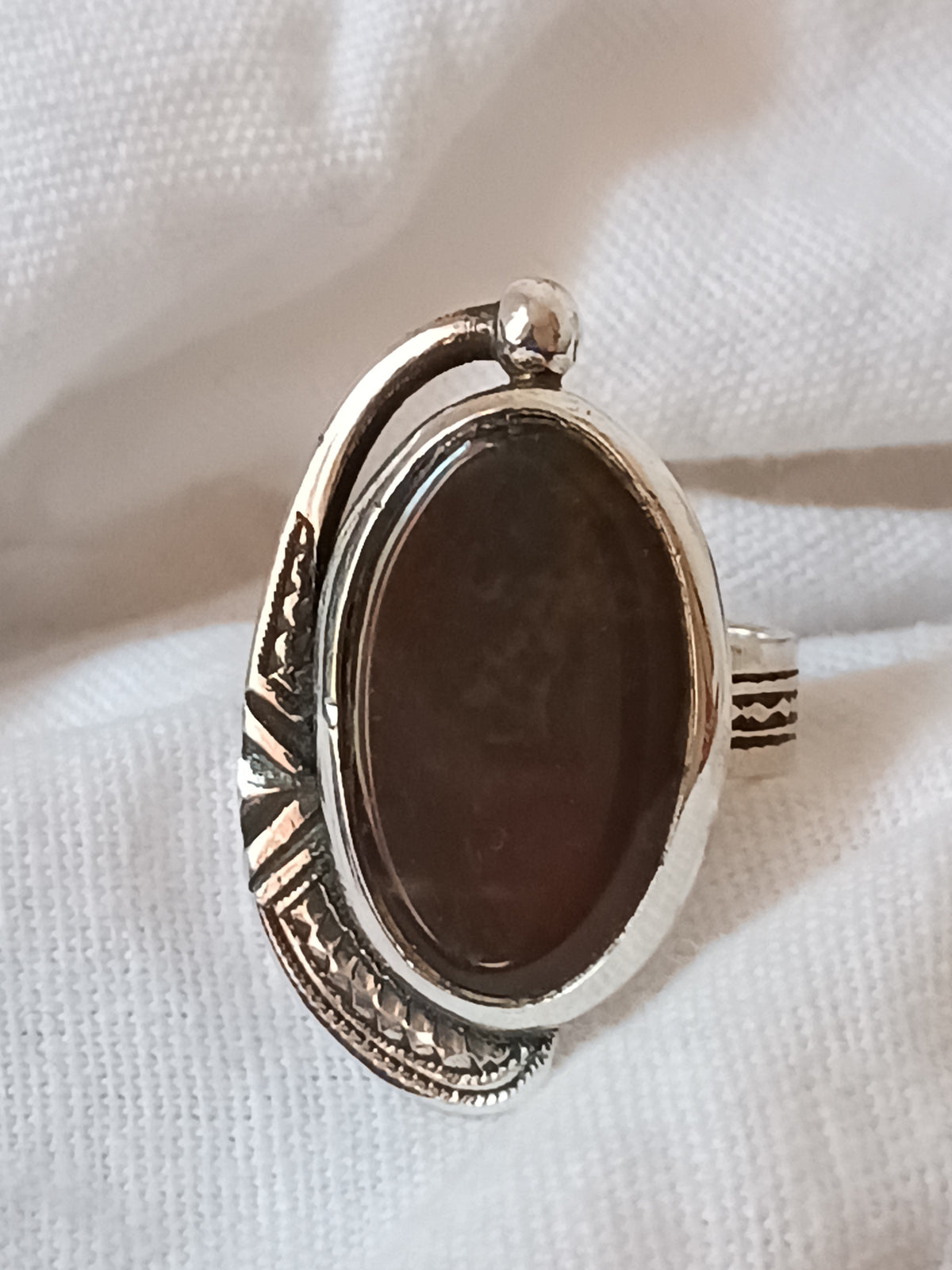 Bague touareg en argent massif