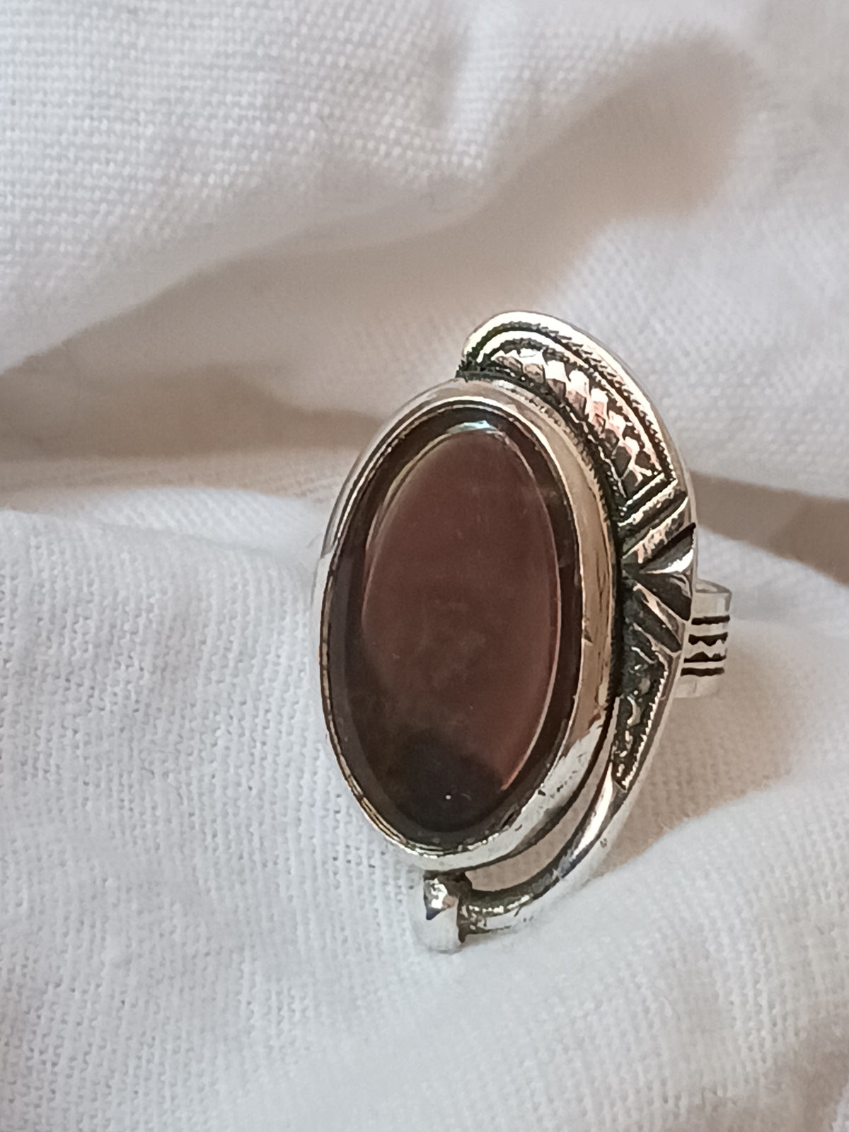 Bague touareg en argent massif