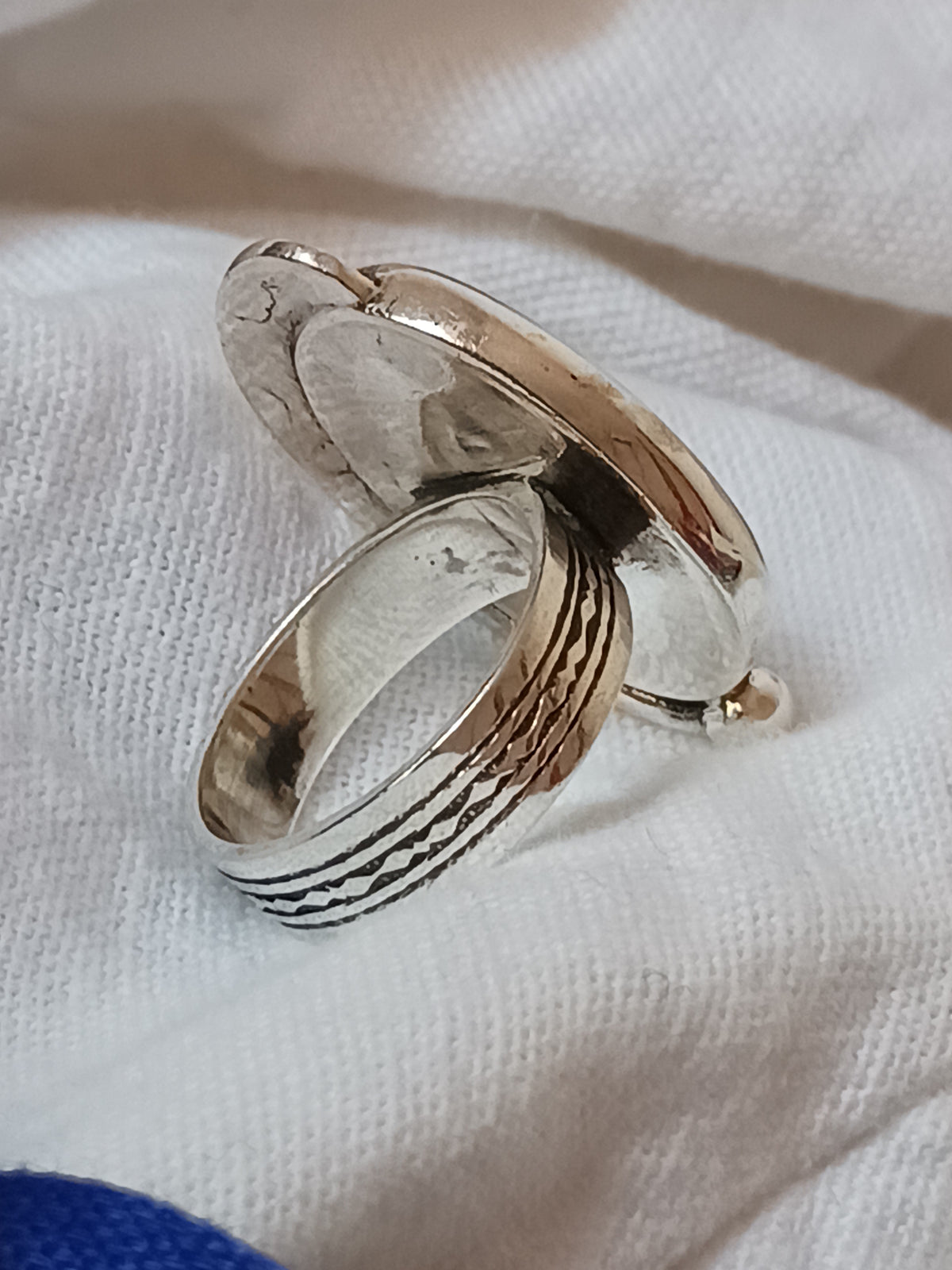 Bague touareg en argent massif