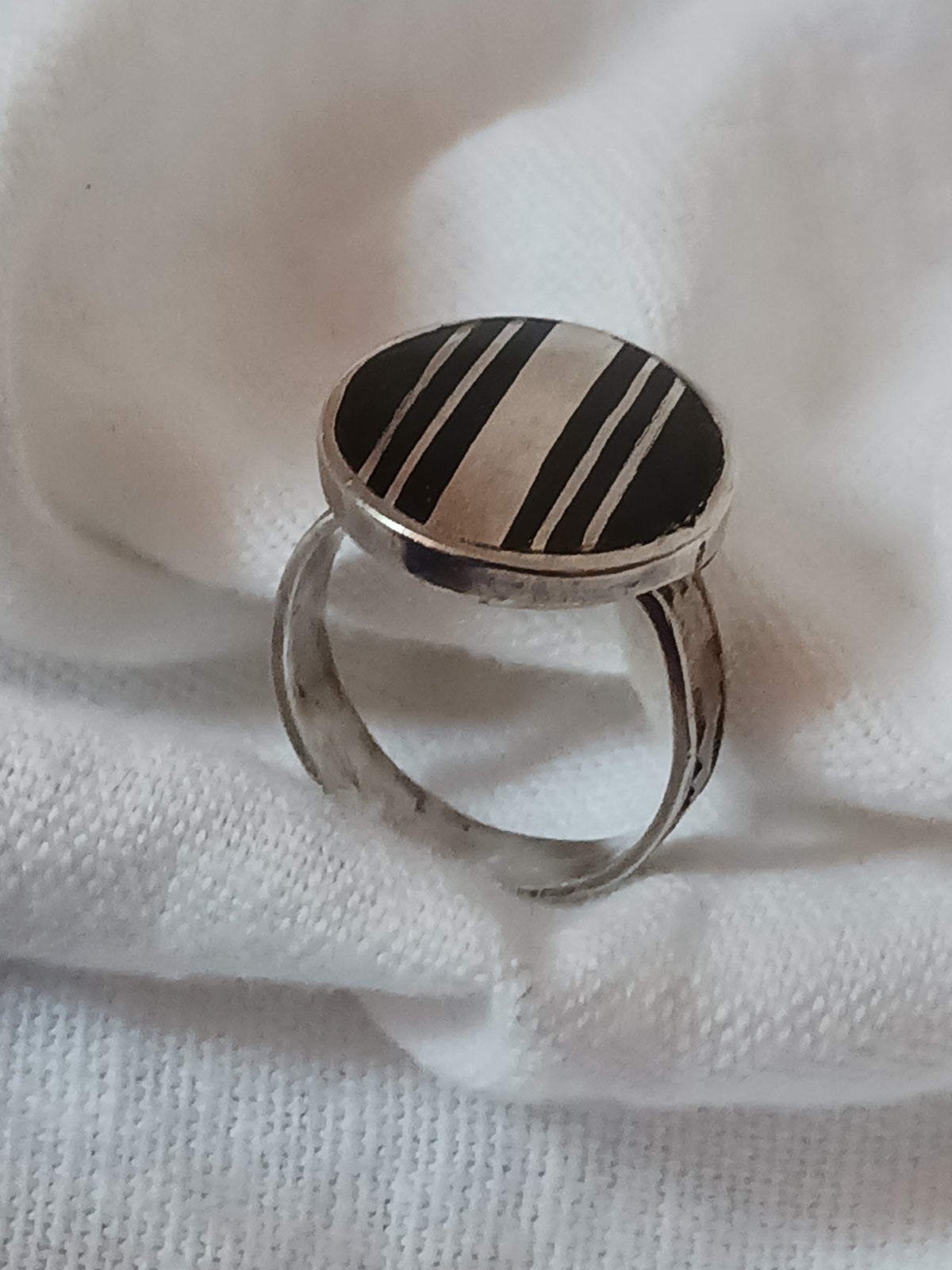 Bague touareg en argent massif