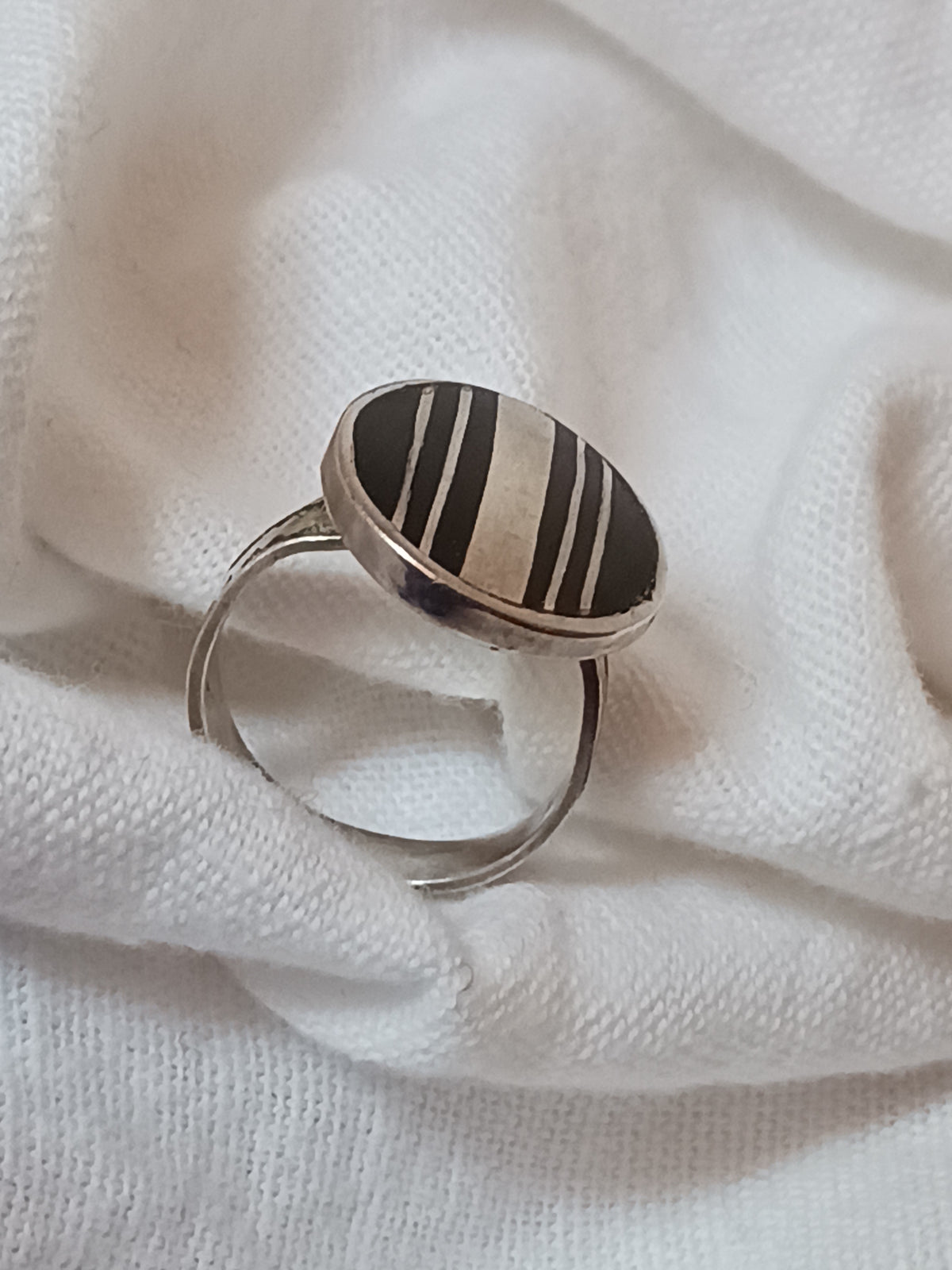 Bague touareg en argent massif