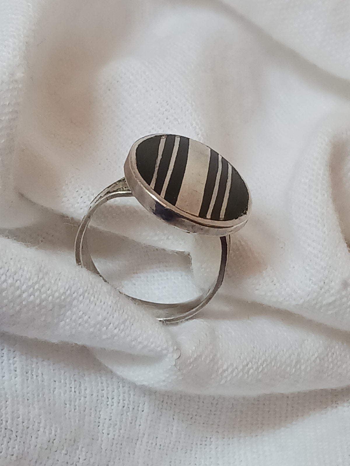 Bague touareg en argent massif