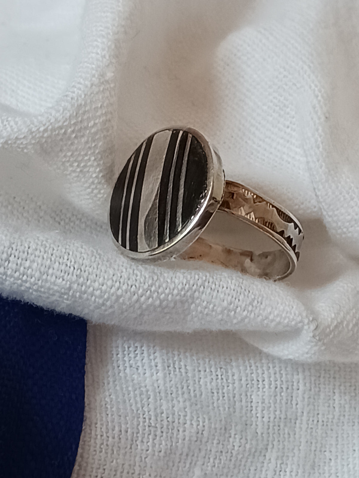 Bague touareg en argent massif