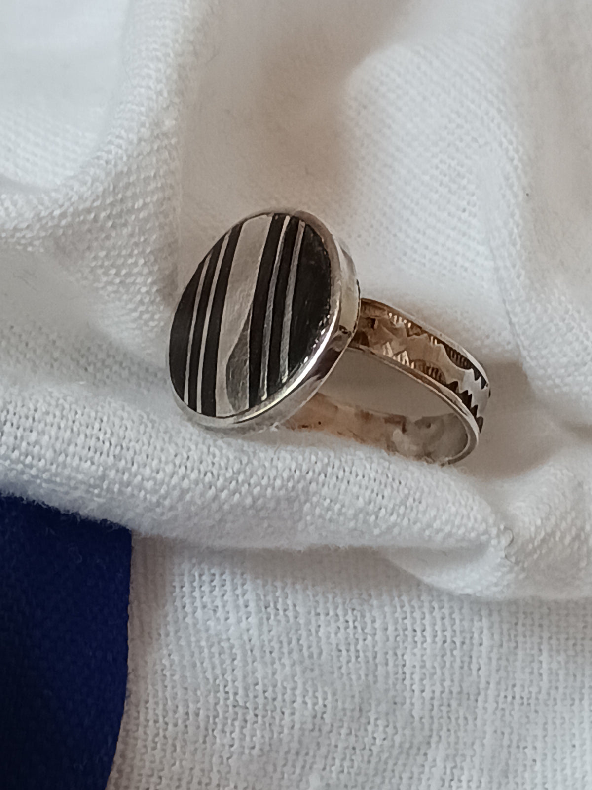 Bague touareg en argent massif
