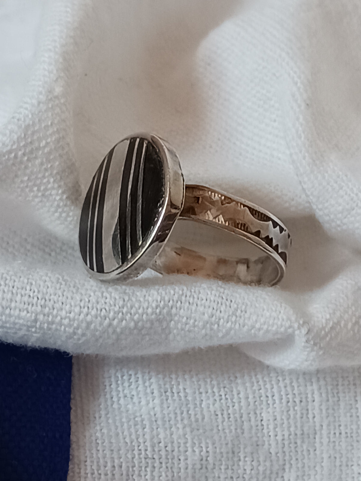 Bague touareg en argent massif