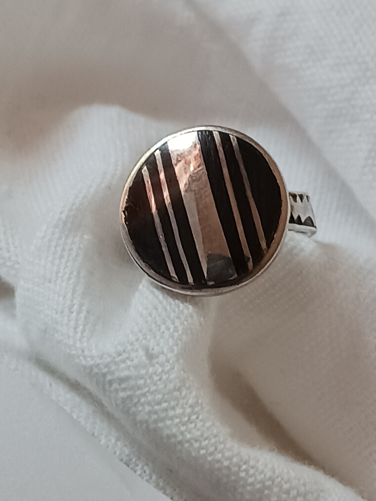 Bague touareg en argent massif