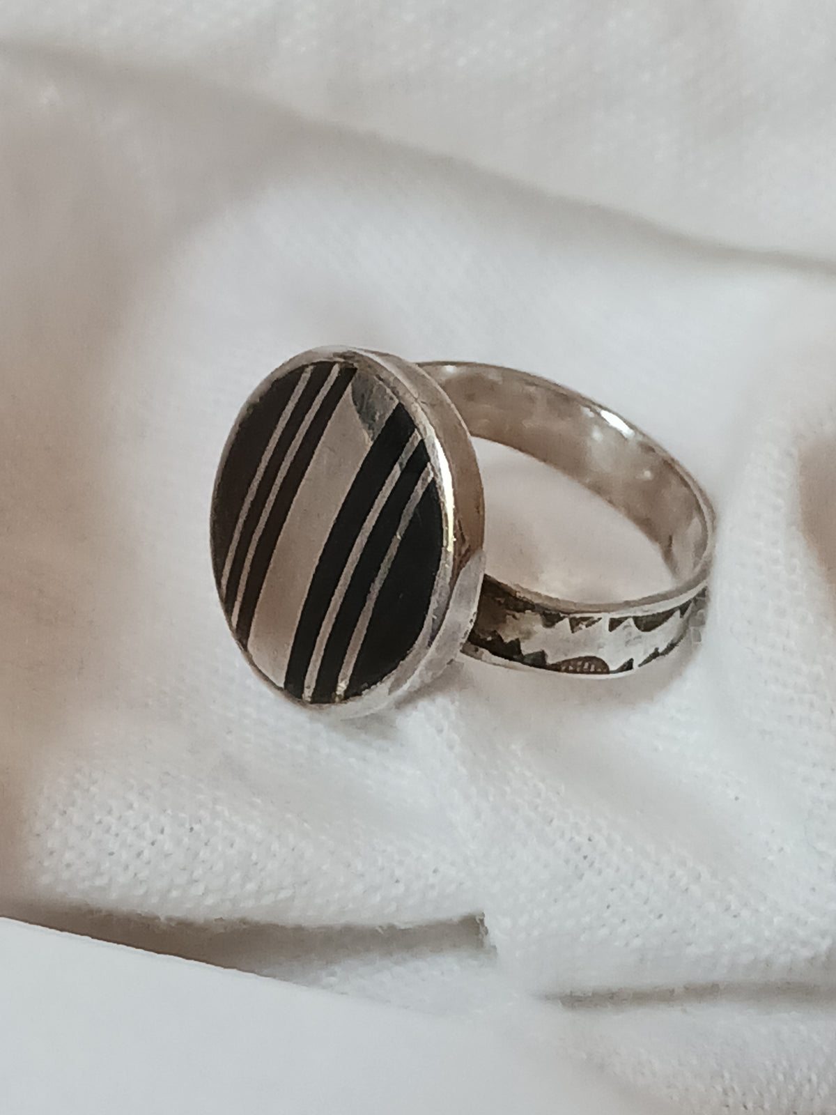 Bague touareg en argent massif