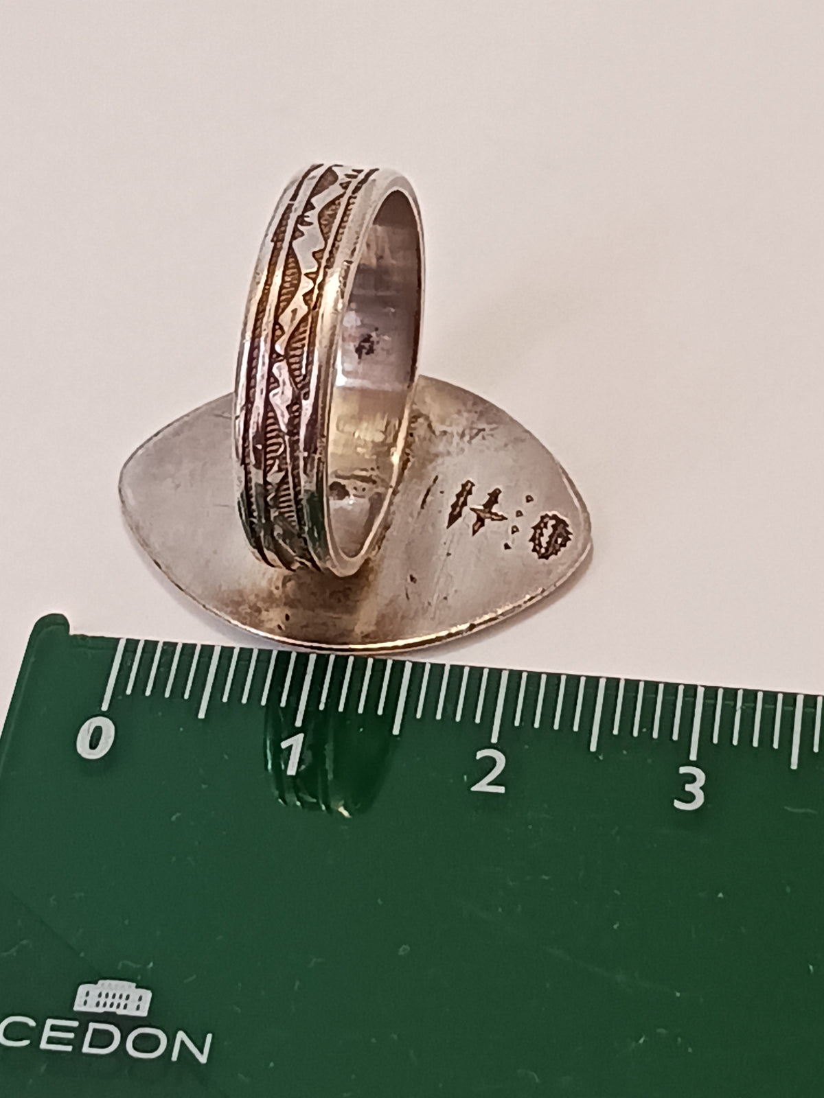 Bague touareg en argent massif