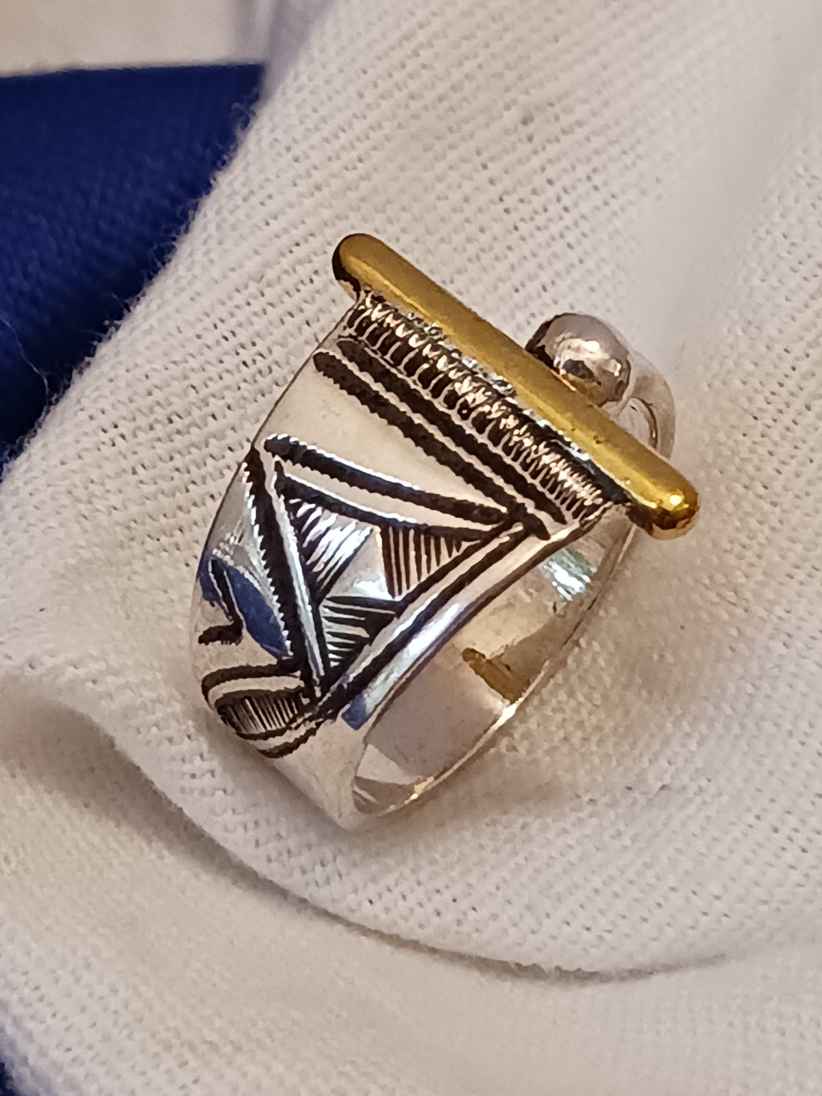 Bague touareg en argent massif