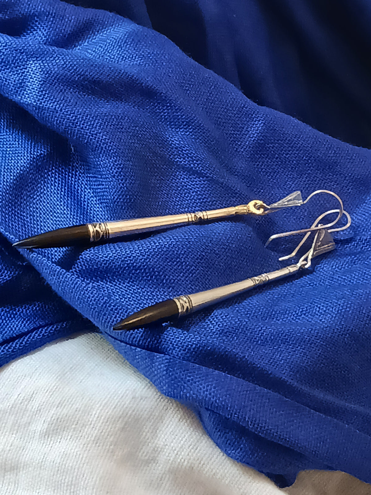 Boucles d'oreilles touareg en argent massif