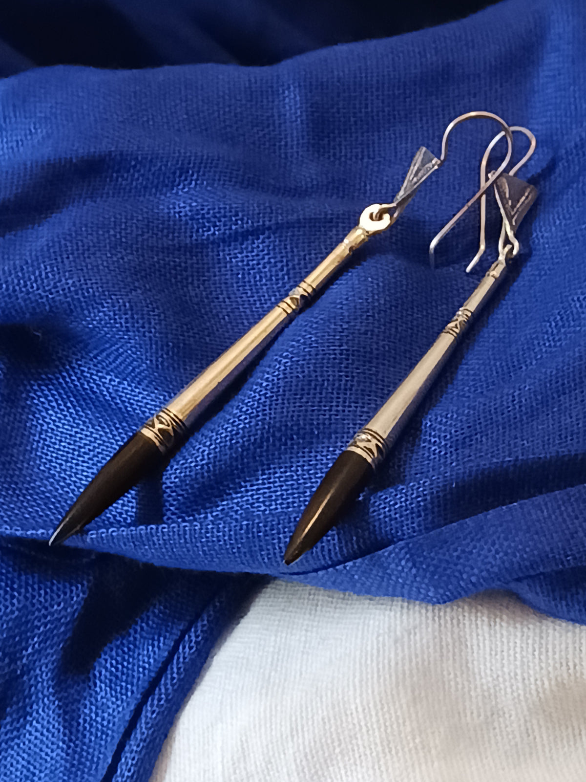 Boucles d'oreilles touareg en argent massif
