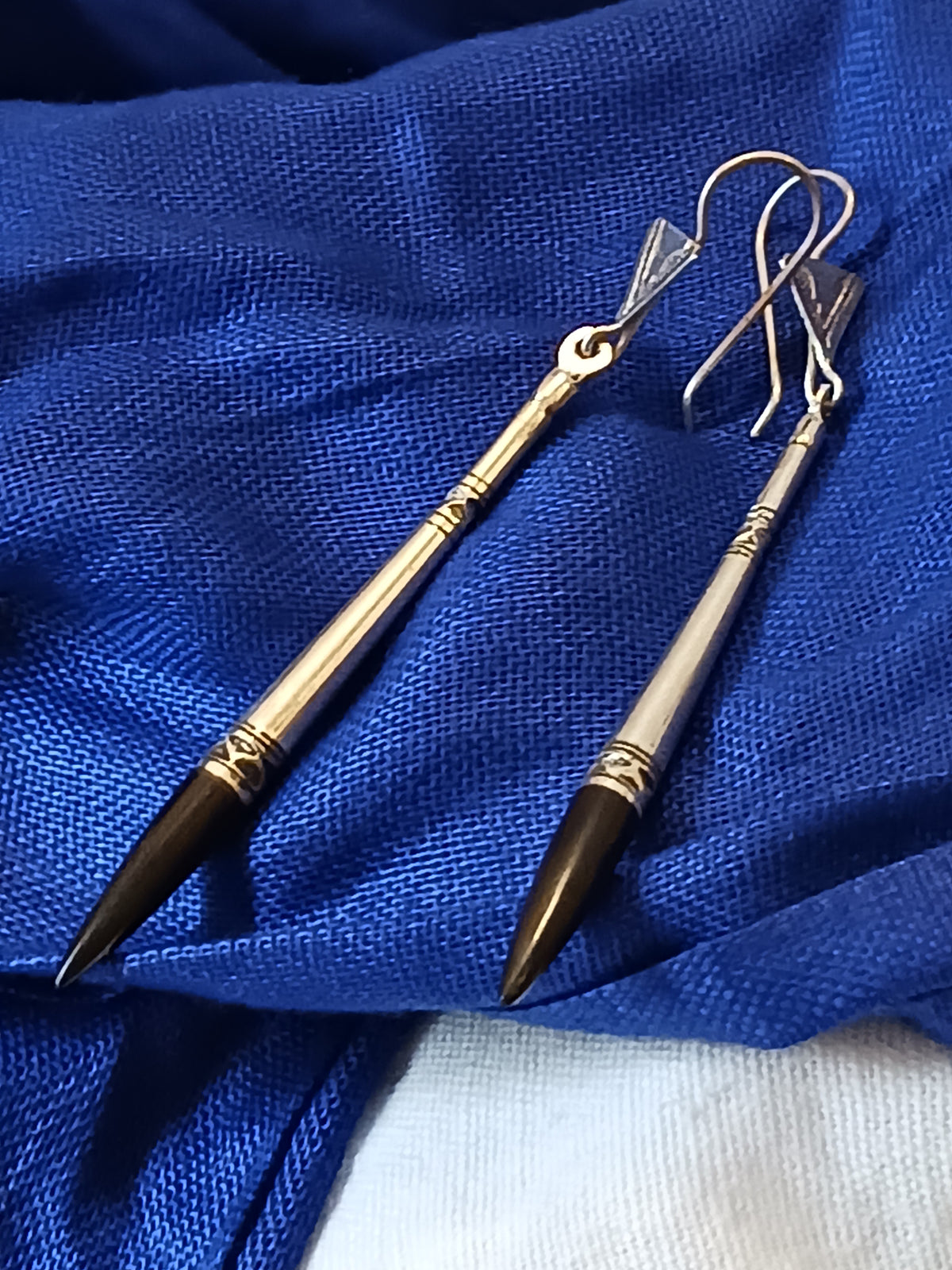 Boucles d'oreilles touareg en argent massif