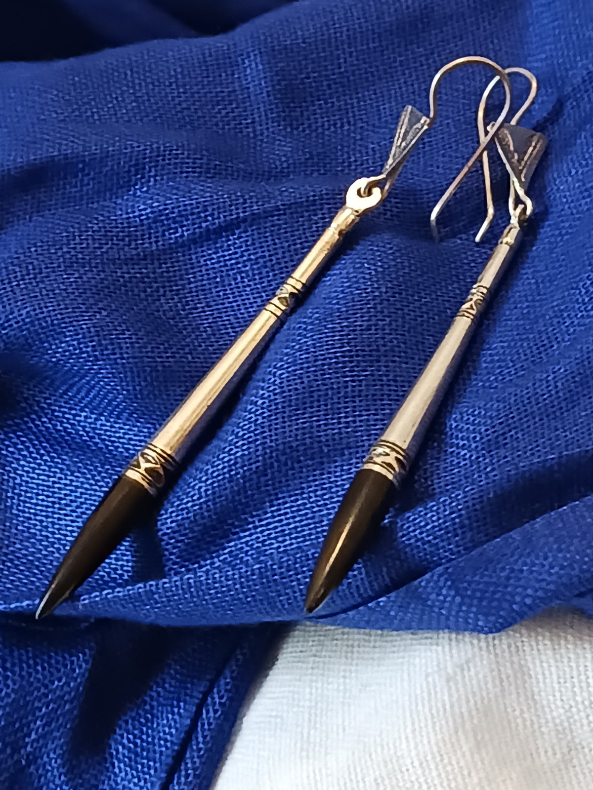 Boucles d'oreilles touareg en argent massif