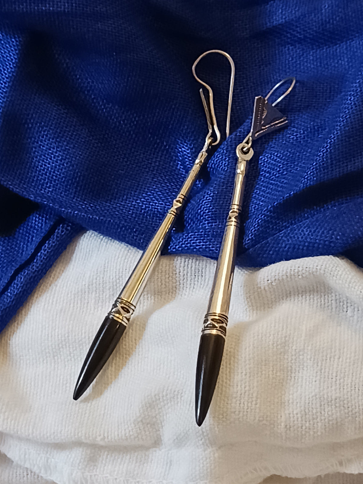 Boucles d'oreilles touareg en argent massif