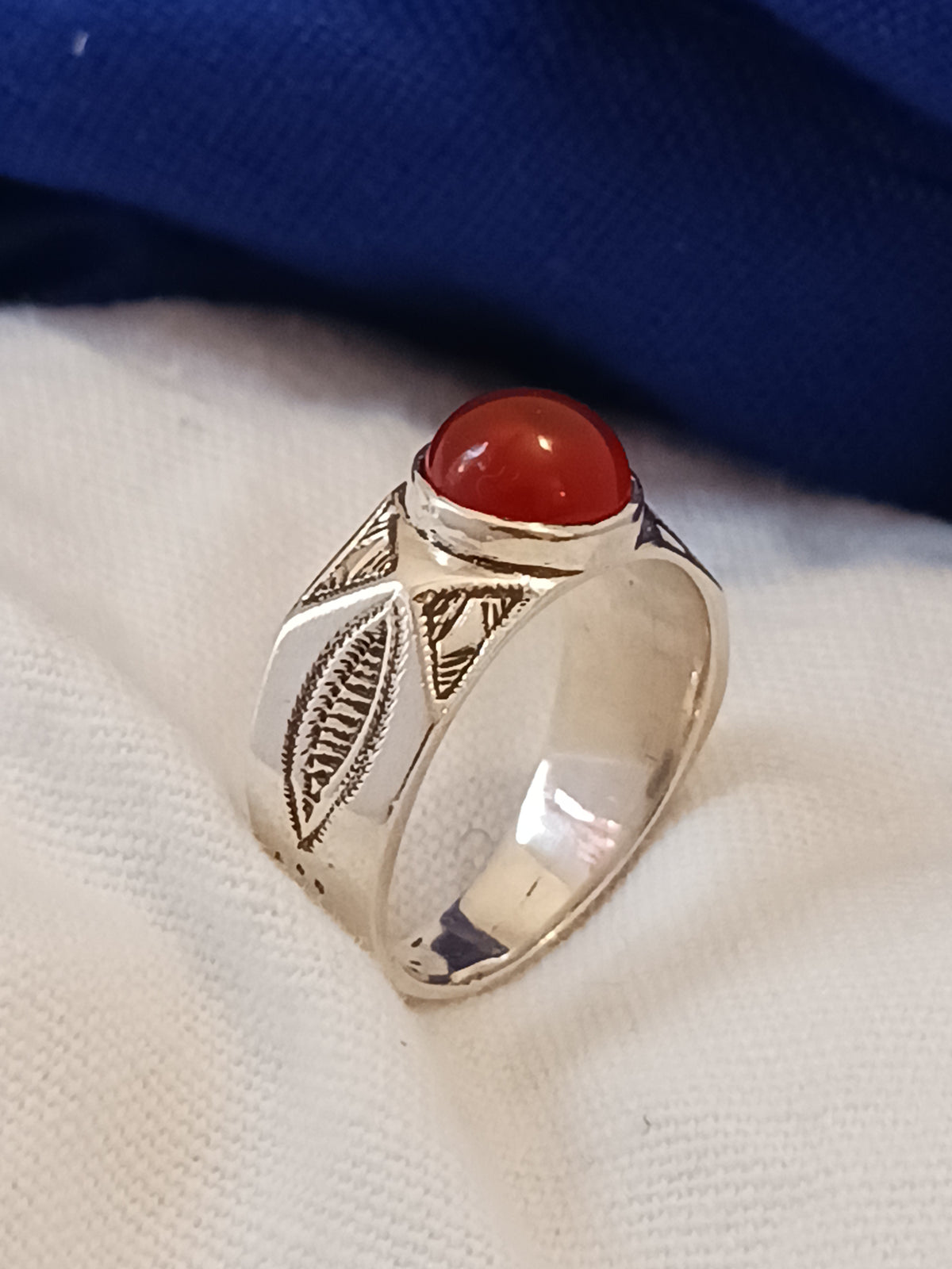 Bague touareg en argent massif