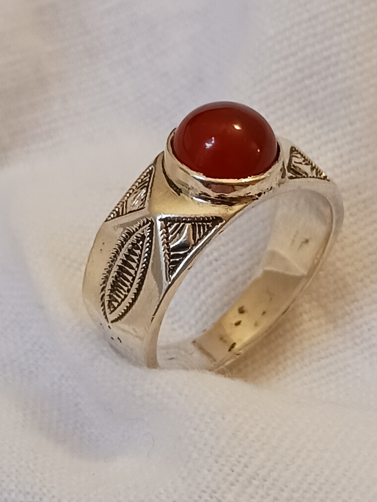 Bague touareg en argent massif