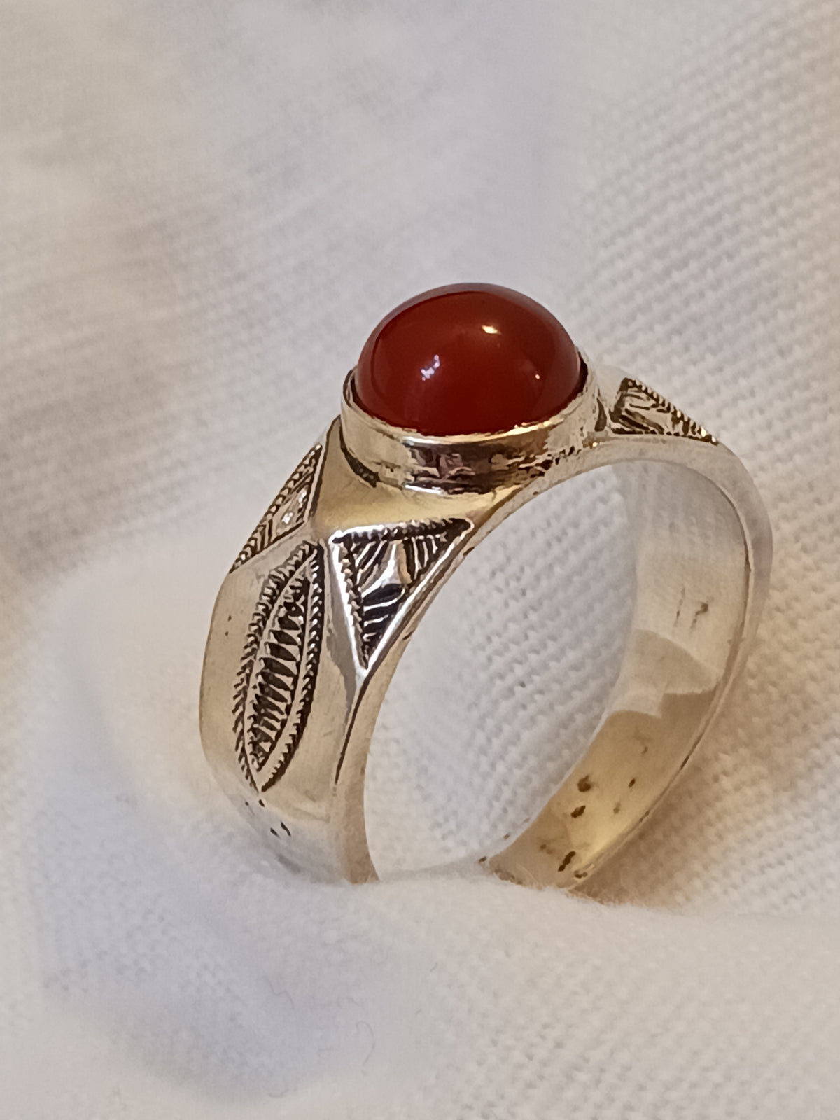 Bague touareg en argent massif
